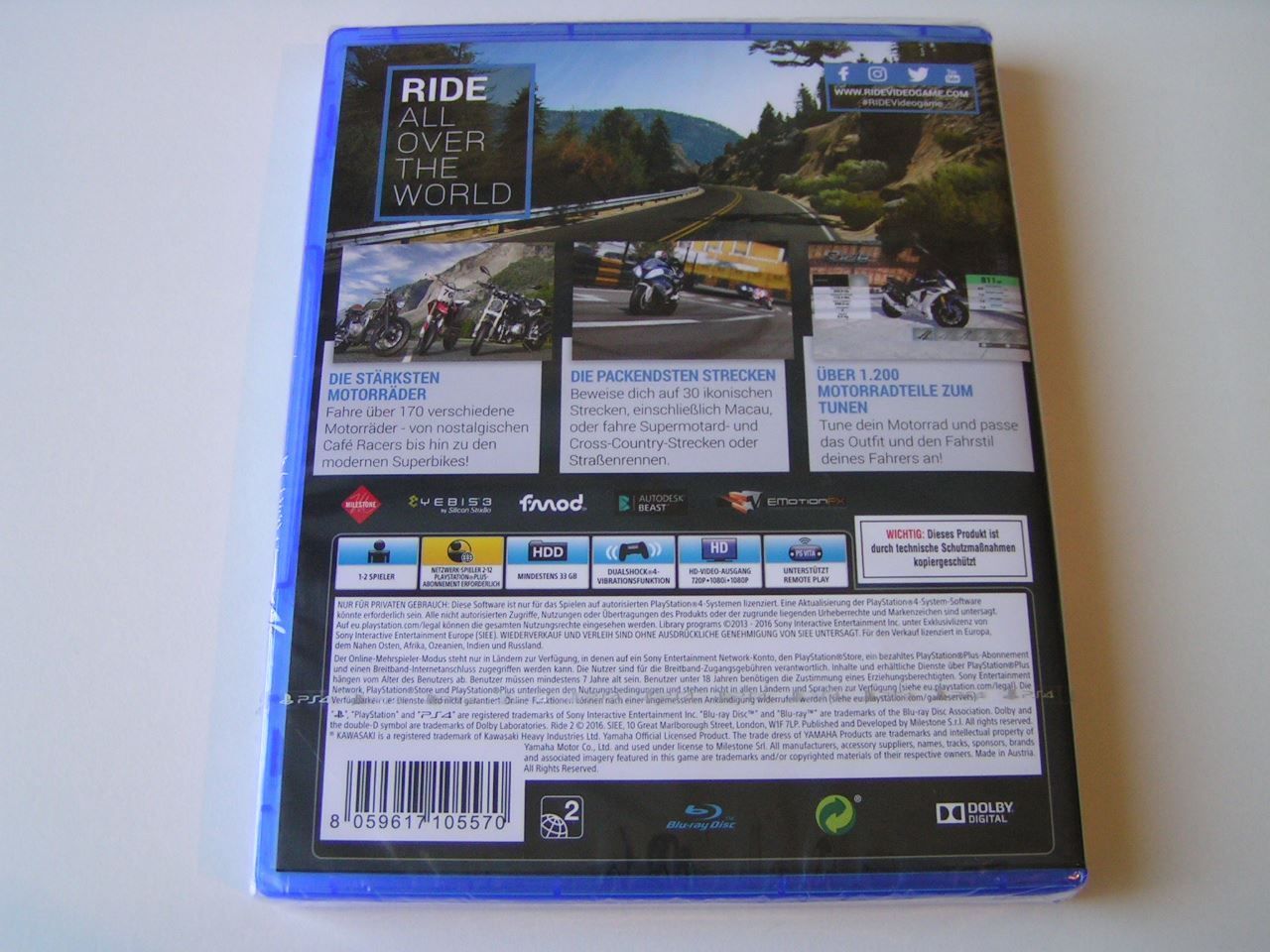Giochi: Ride 2 / PS4 / NEU&OVP – Nuovo e nell'imballaggio originale da Pfungen venduto da Himbogame 1