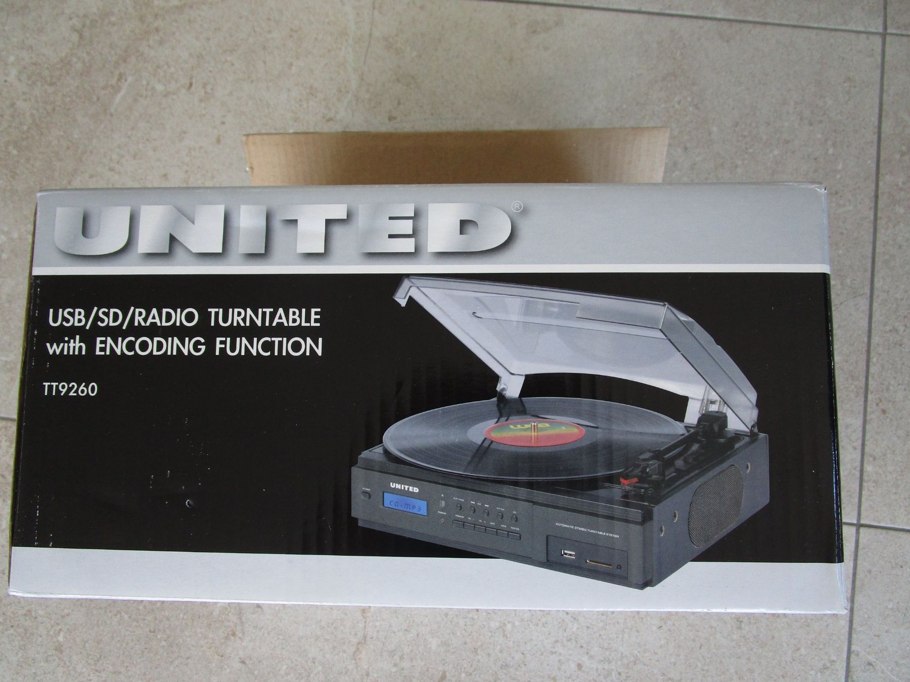 Giradischi: UNITED Plattenspieler – Nuovo e nell'imballaggio originale da Grenchen venduto da Uhus15 7