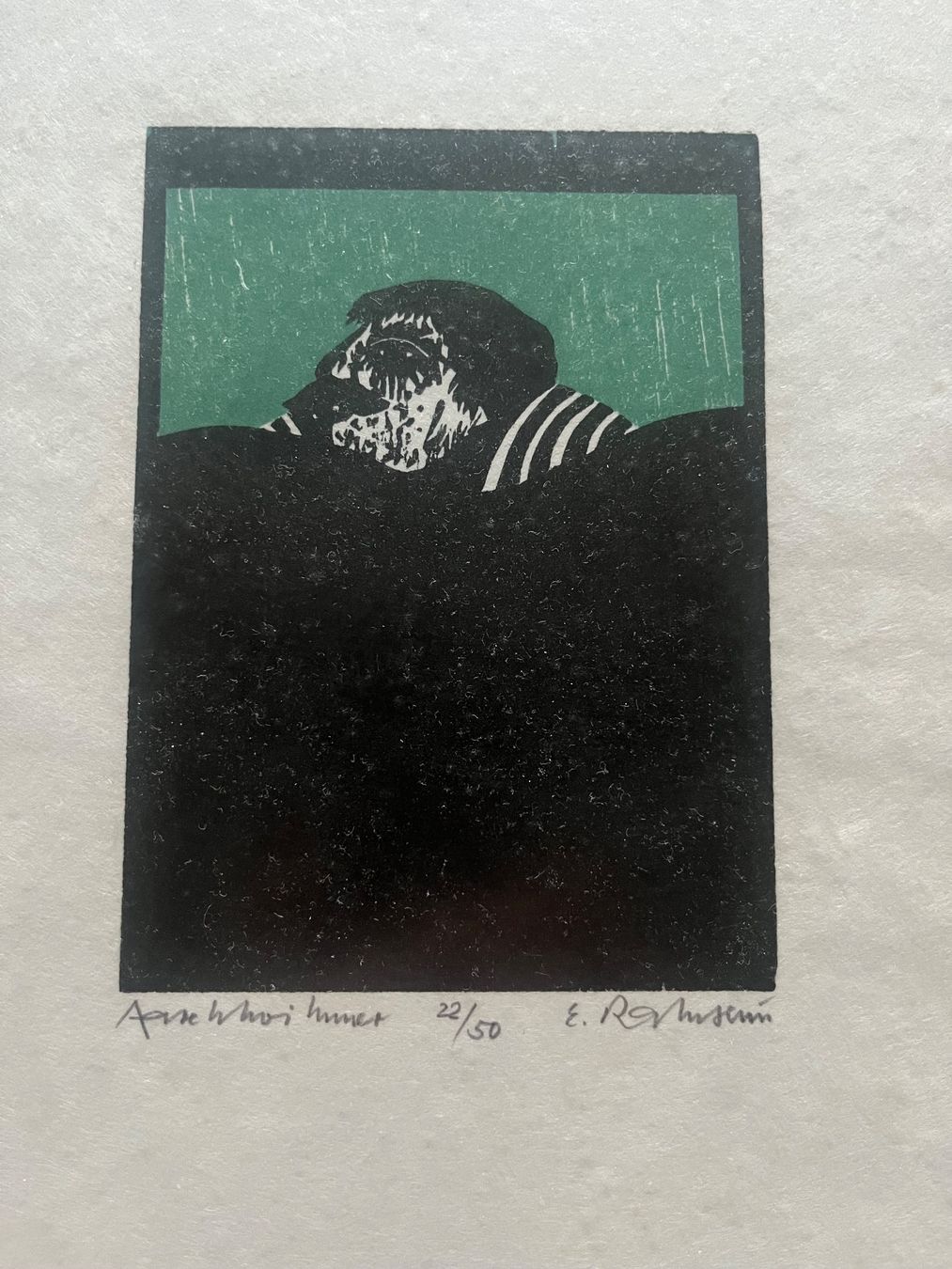 Xilografie: Ernst Ramseier - farbiger Holzschnitt – Usato da Winkel venduto da hei_gxk6 1