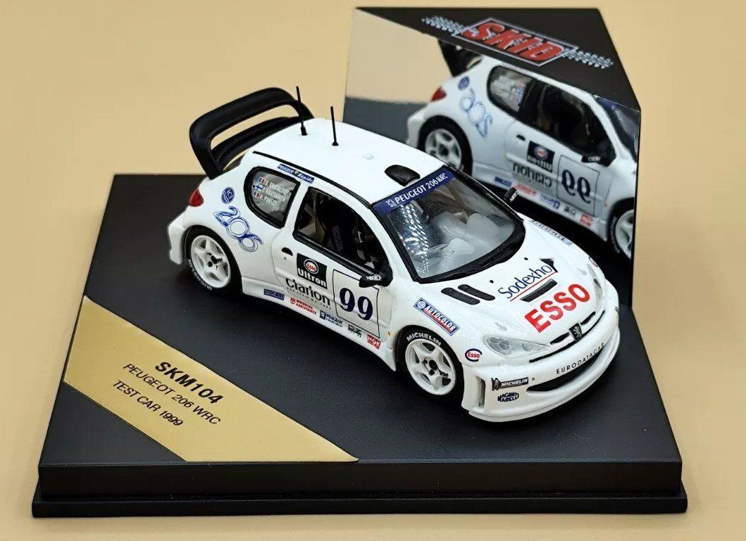Peugeot Modellini d'auto: Peugeot 206 WRC  TEST CAR – Usato da Moutier venduto da cat365