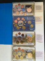 4 x Euro Kursmünzsätze Sonderprägung mit Echtheitszertifikat