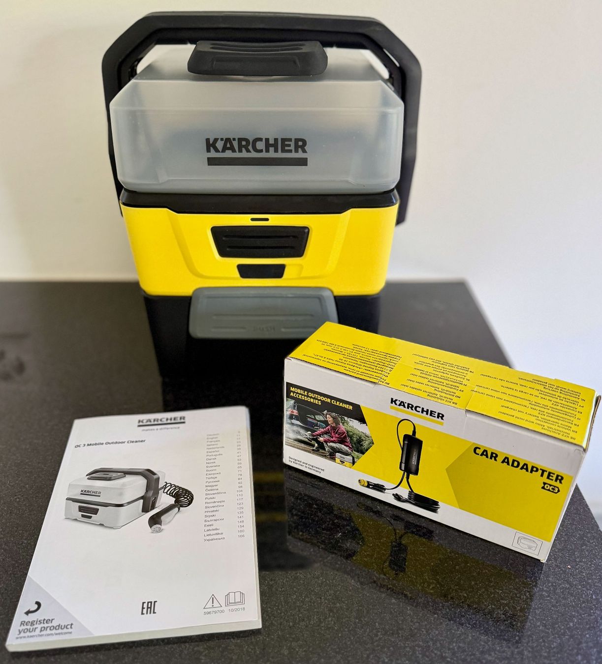 Kärcher Idropulitrici ad alta pressione: KÄRCHER MOBILER REINIGER OC 3 + AUTOLADEGERÄT – Usato da Wildegg venduto da Swiss.Olympia 1