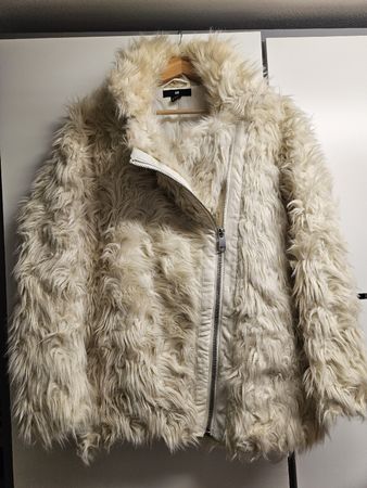 Warme Winterjacke Kunstfell H&M
