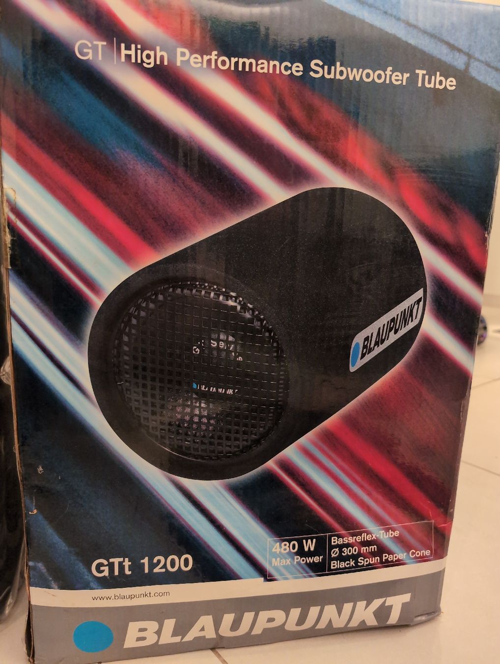 Blaupunkt GTt 1200 Subwoofer Tube Neu und Originalverpackt (Neu