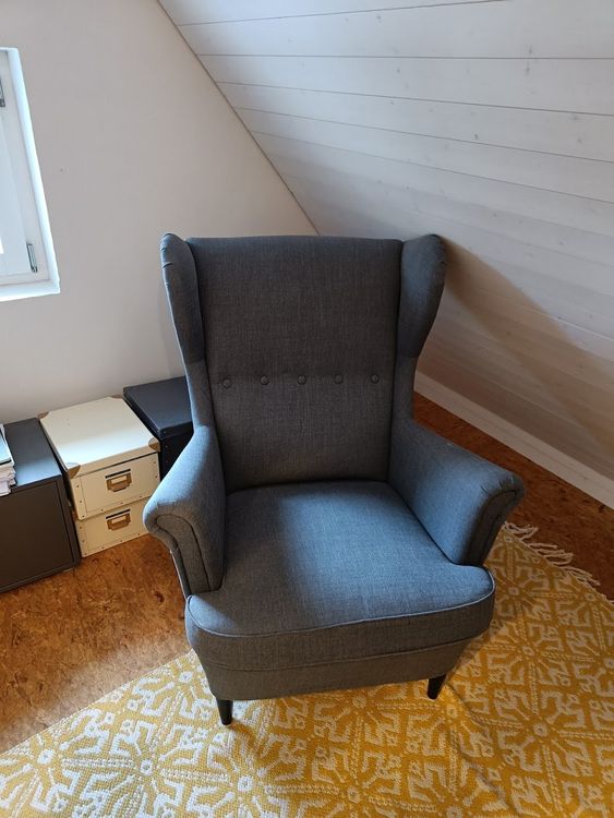 IKEA Strandmon Ohrensessel grau Kaufen auf Ricardo