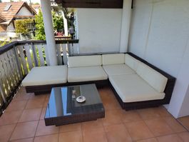 Wetterfeste Rattan-Möbel aus Aluminium und Kunststoff