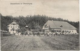 LANDWIRTSCHAFT/BAUERNHAUS 1906 mit Pferd+Kuh - Oberaargau BE