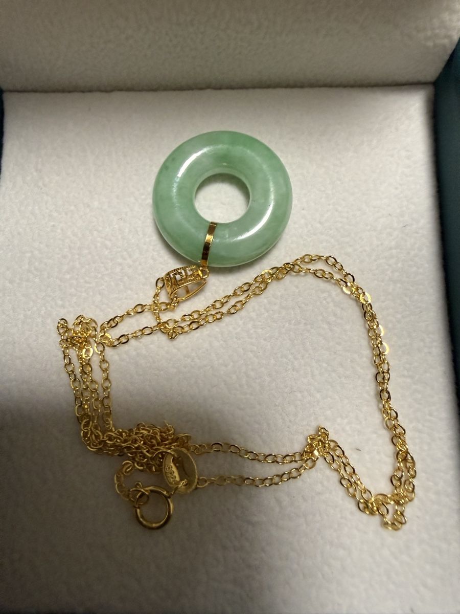 Ketten: Birmanische Jadeite Kette – Neu (gemäss Beschreibung) aus Oberhof von RealStone 5