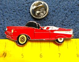 CHEVROLET BEL AIR CABRIO 1957 AUTO PIN GLASIERT