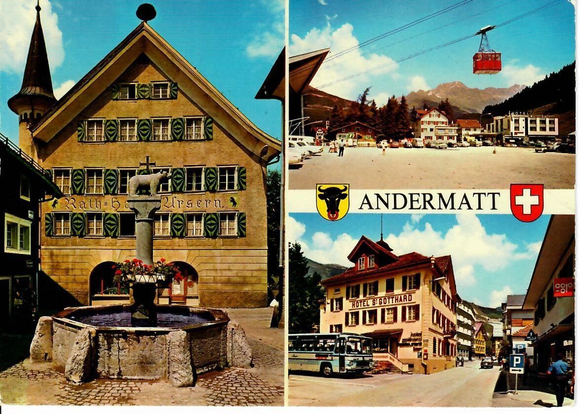 Cartoline postali: Andermatt – Usato da Hochdorf venduto da Ziegel-16