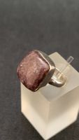 Silberring mit Rubin-Zoisit