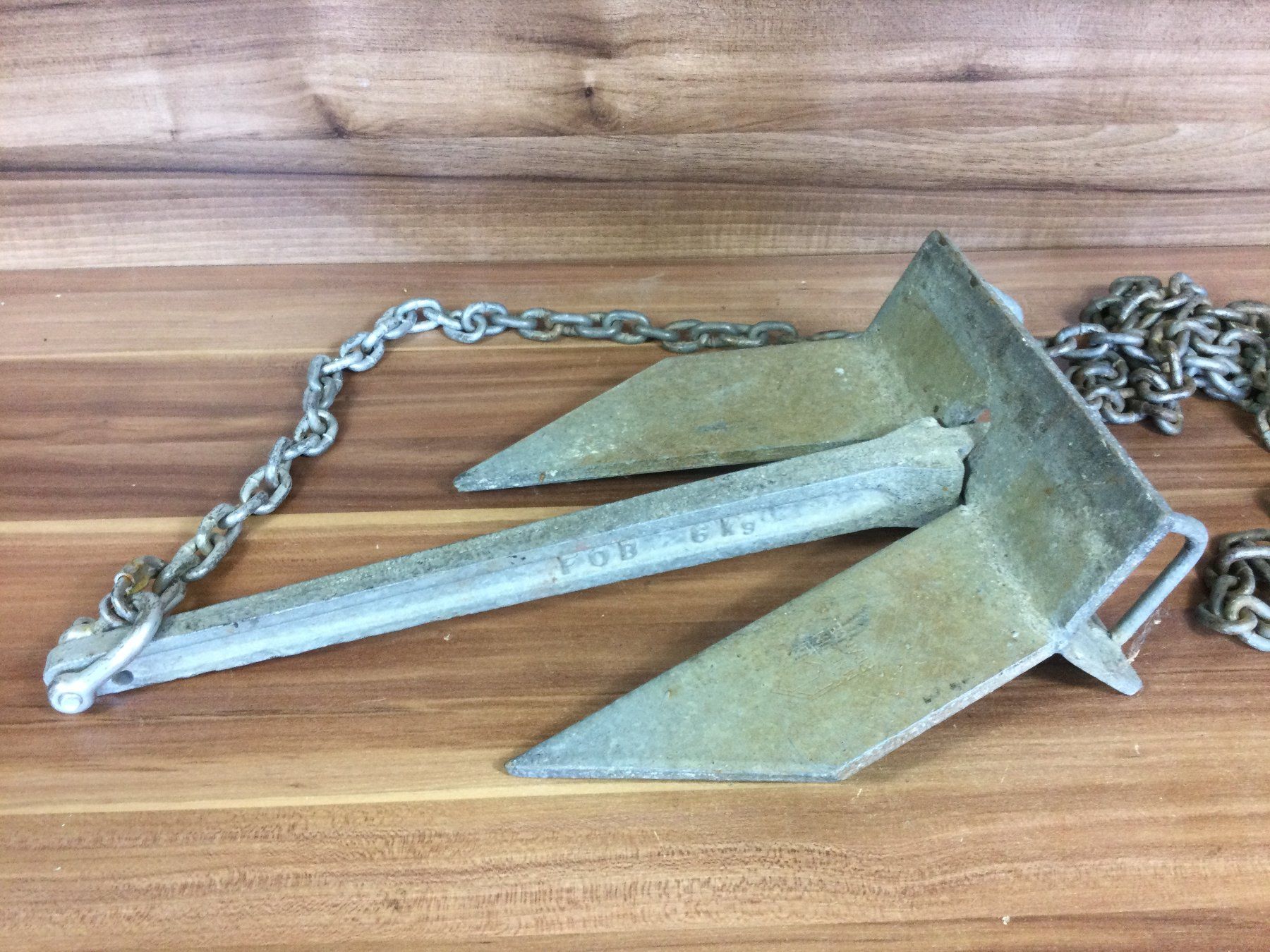 Ancore: Gebrauchter Boots oder Schiffsanker mit Kette – Usato da Wangen SZ venduto da kuriosum12 1