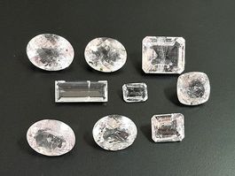 Lot 50.32 ct Morganites (N° 38) - Valeur 2'500.- Fr.