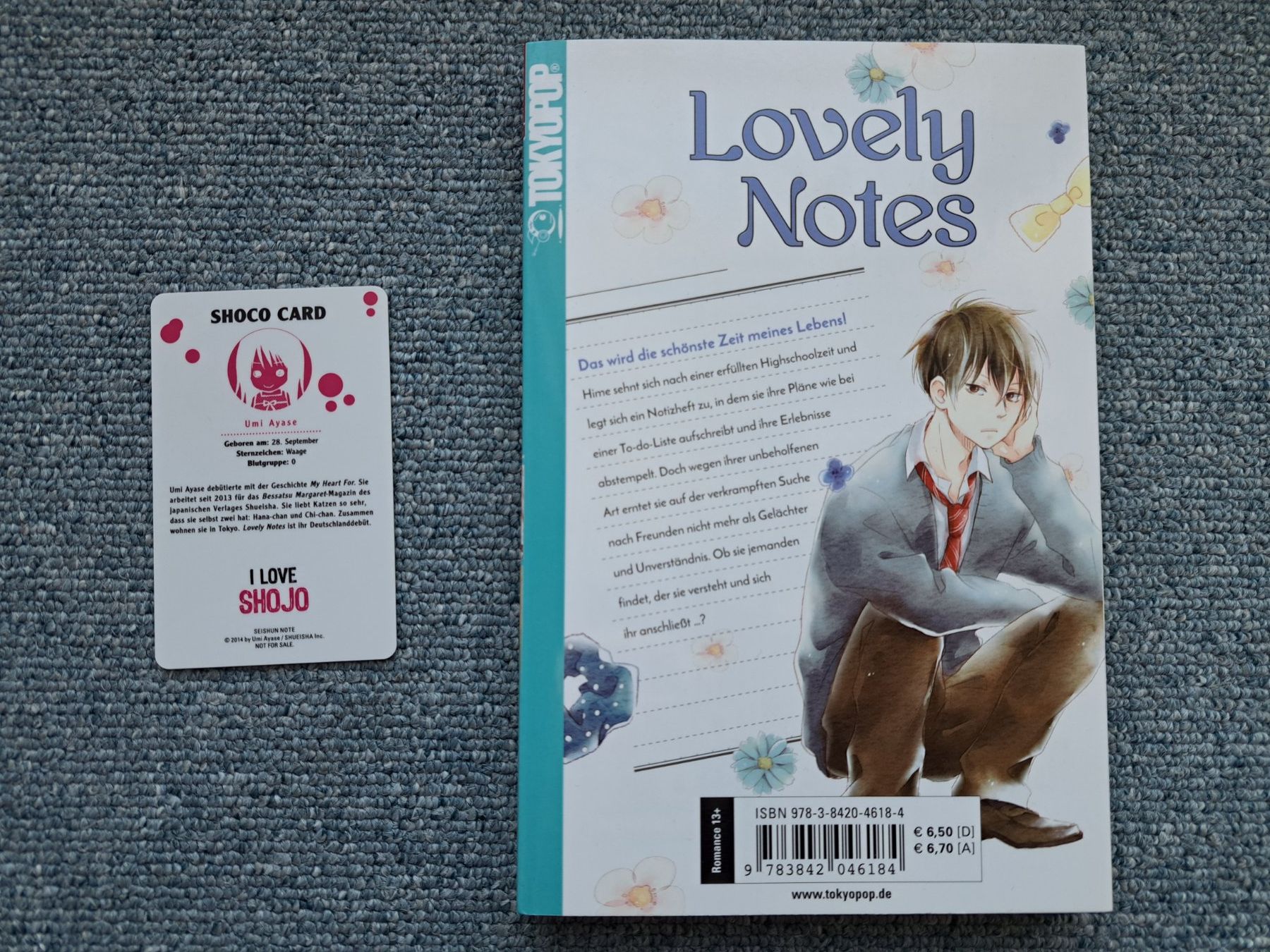 Comics: Lovely Notes 1 Manga 1.Auflage mit Shoco Card – Gebraucht aus Killwangen von KIANA08 1