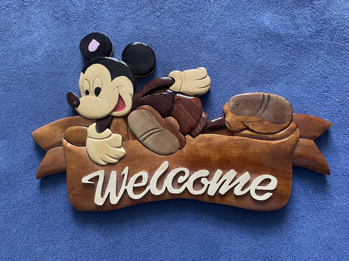 Insegne: Mickey Mouse  - Willkommen, – Usato da Basel venduto da Drbebbi