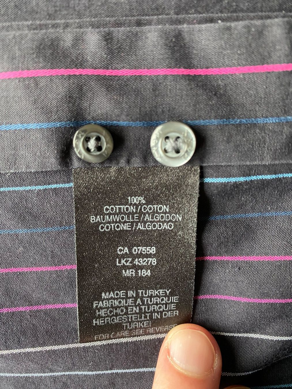 Mexx Camicie: MEXX - liniertes Herrenhemd, Grösse S – Usato da Meisterschwanden venduto da Lapins2019 5