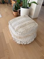Micasa Boho Sitzhocker – Beige/Natur