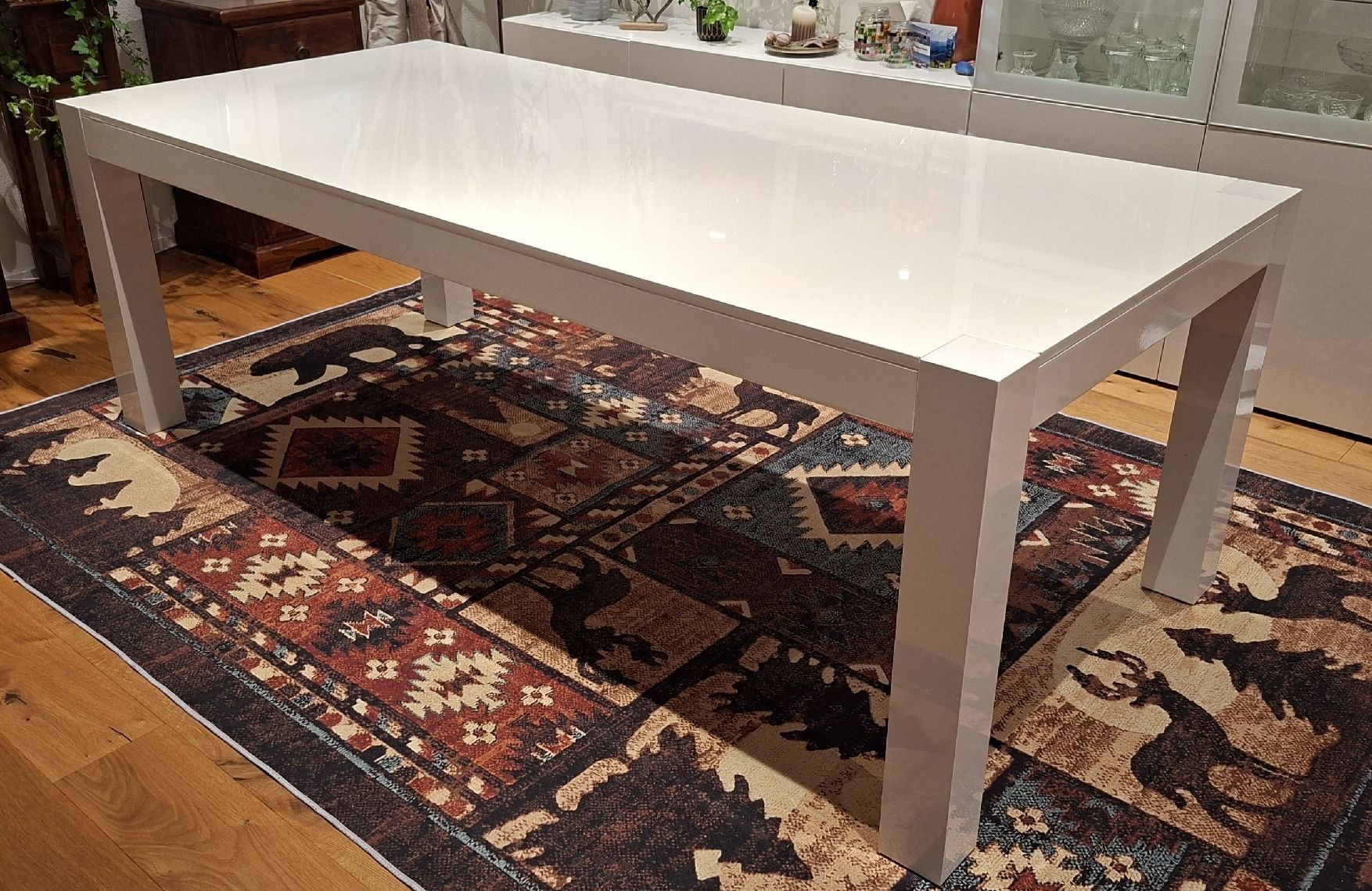 Tavoli: Esstisch, hochglanz weiss, 200 x 100 cm – Usato da Weggis venduto da sar_bhp7 2