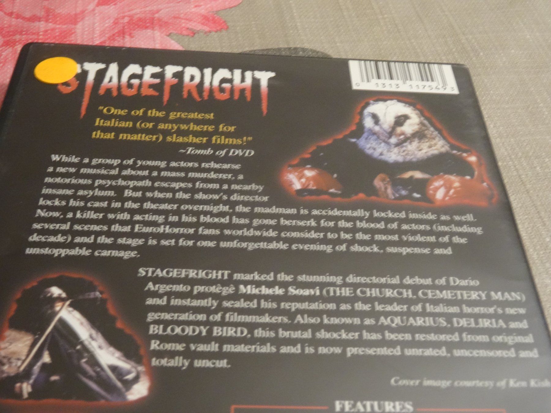 Alle DVDs: STAGEFRIGHT DVD Horrorfilm Michele Soavi – Gebraucht aus Olten von Disc-Verkauf 3