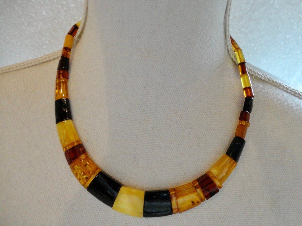 Catenine: Halskette - Bernstein/Amber/Ambre echt – Nuovo (secondo la descrizione) da Biberist venduto da tl-schmuck 1