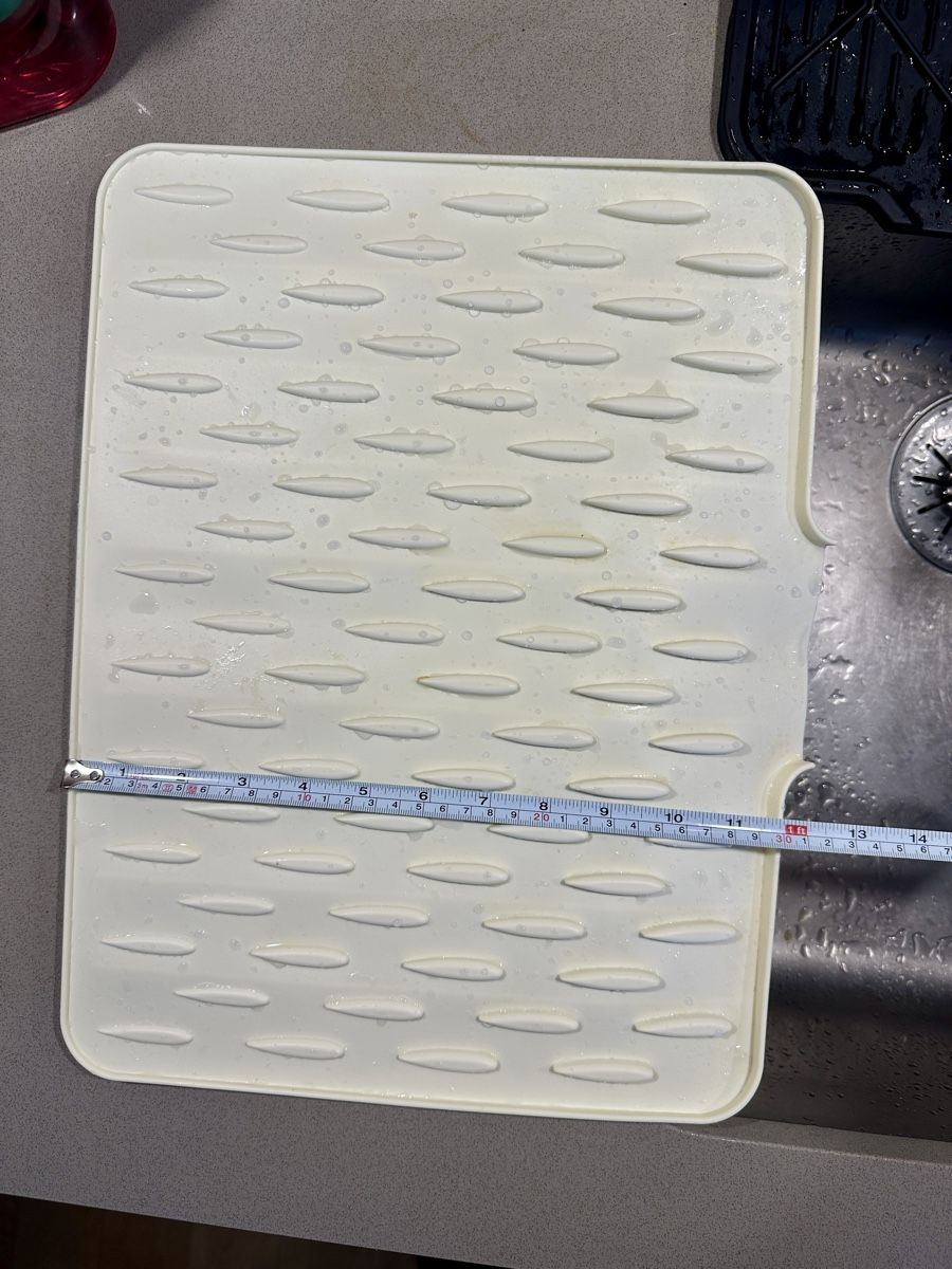 Komplettküchen: Dish Drying Mat White Silicone Good Condition – Gebraucht aus Gattikon von Sarahs_Schatzkammer 2