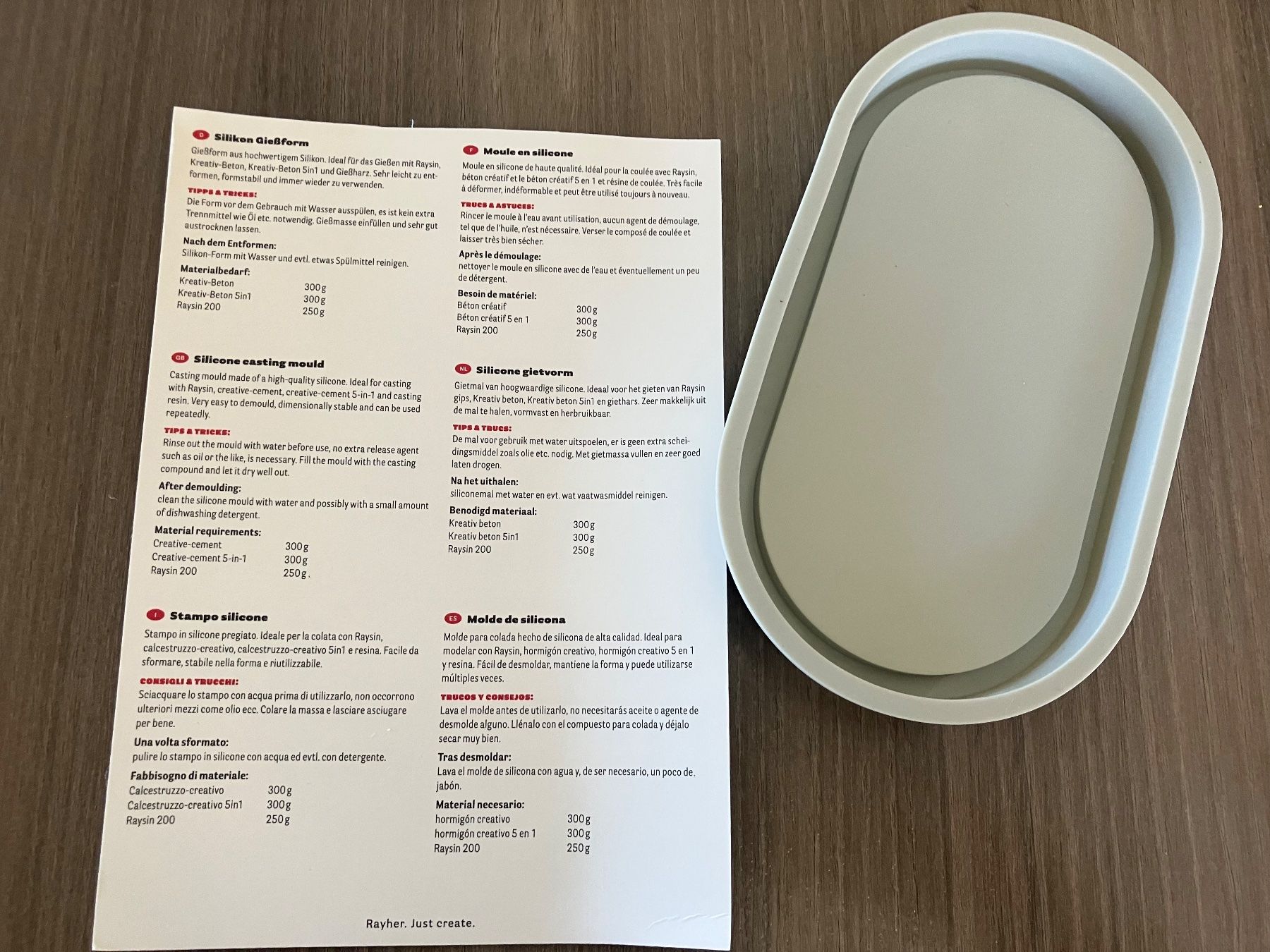 Kits de loisir créatif: Giessform Silikon – Neuf (Voir description) à Tafers par Mwu 1