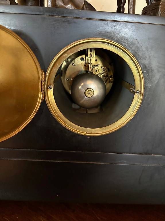 Orologi da terra & Orologi da parete: Pendule de cheminée XIX siècle << Molière >> – Usato da Portalban venduto da Matteo-Fribourg 2