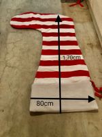 Weihnachtsstiefel XXL aus Stoff