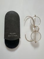 Antike Reitbügelbrille um 1900 – Etui G. Gro