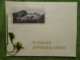 St. Gallen - Appenzell - Säntis, Souveniralbum, ca. 1910