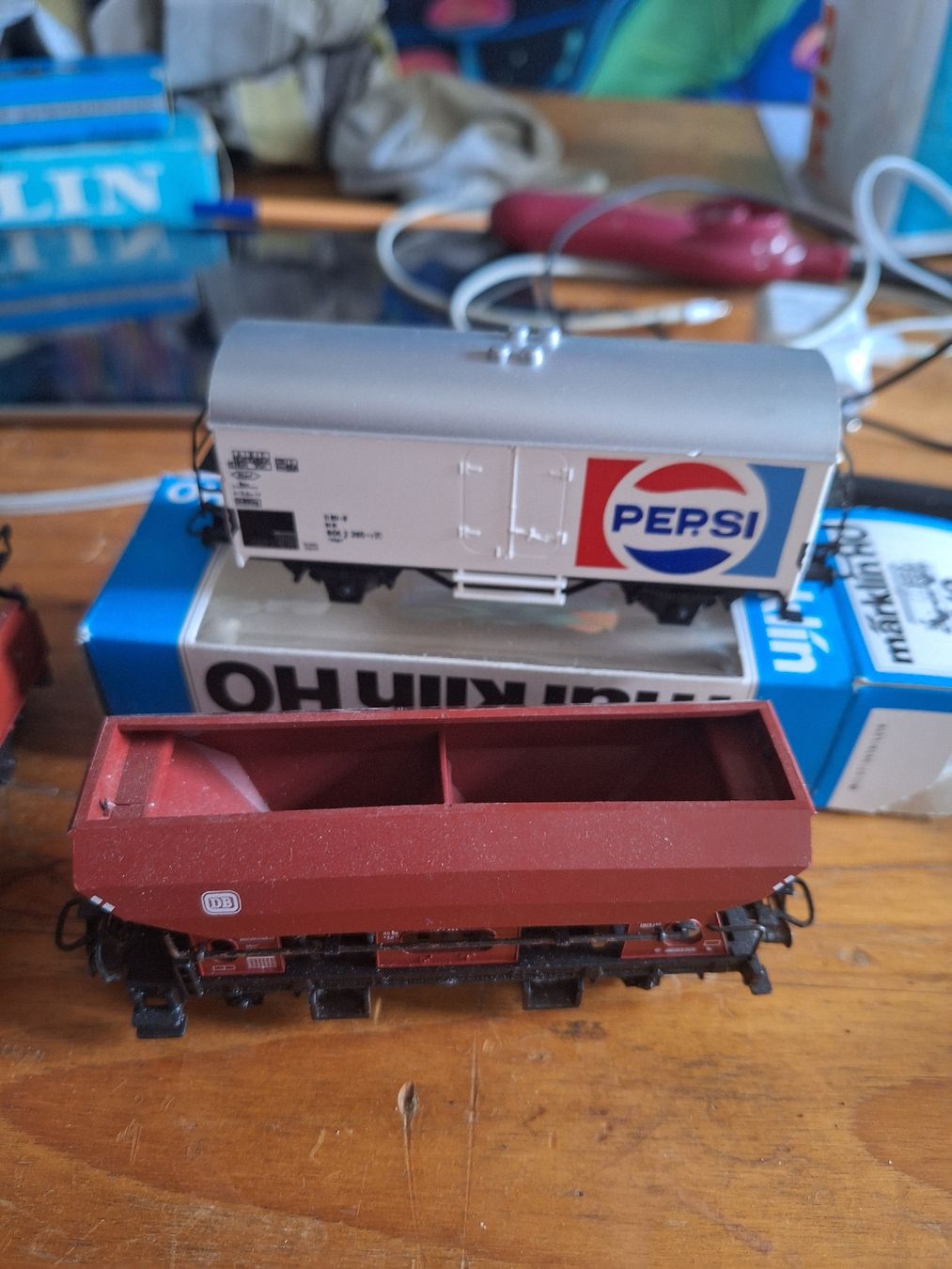 Märklin Modellini di ferrovie: Märklin Güterwagen – Usato da Heerbrugg venduto da Gjupi 1