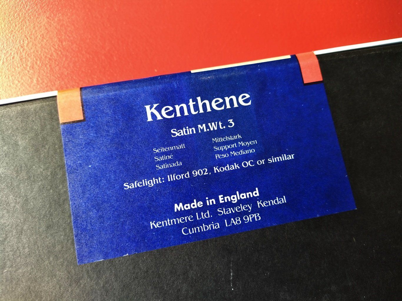 Carta: Silver photographic paper/ Kentmere Satin M.Wt.3 – Usato da Morgins venduto da Laurentcorinne 3