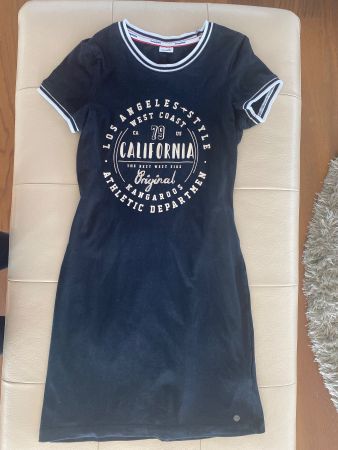 Kangaroos Kleid schwarz Baumwolle Gr. 34