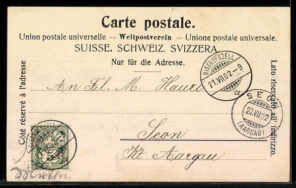 Cartoline postali: AK Sitterthal, Totalansicht – Usato da Berlin venduto da bartko-reher 1