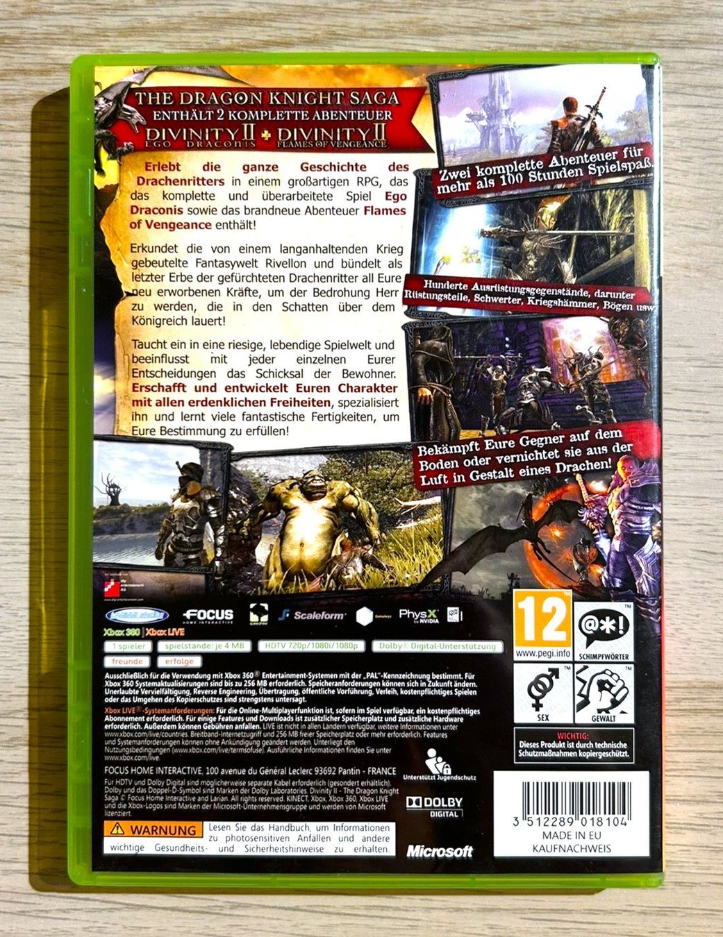 Microsoft Giochi: Divinity II The Dragon Knight Saga Xbox 360 – Usato da St. Gallen venduto da Alpine.Arcade 1