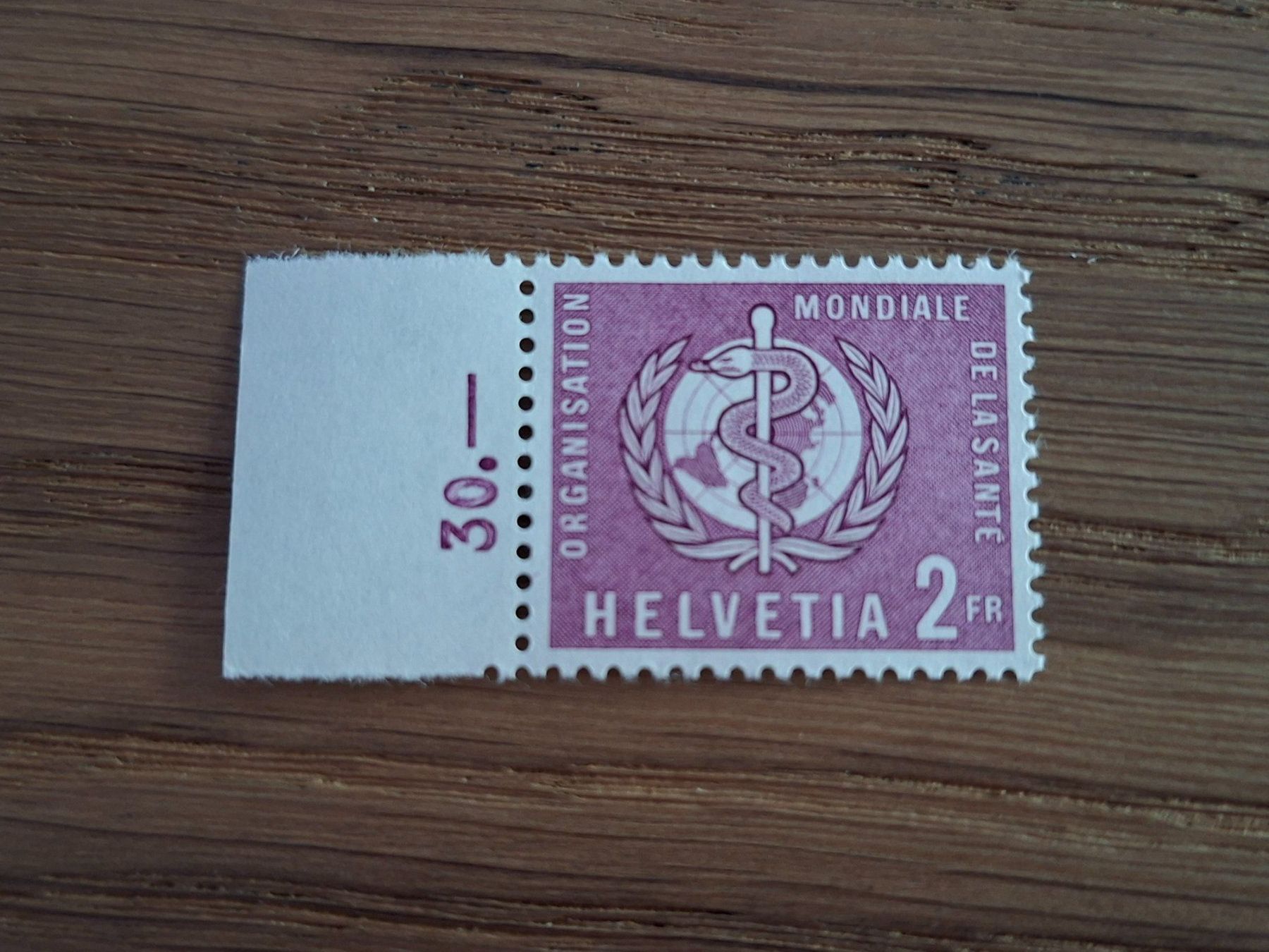 Tutti i francobolli: Dienstmarken: OMS 1957 – Nuovo (secondo la descrizione) da Hinterkappelen venduto da 1399 5