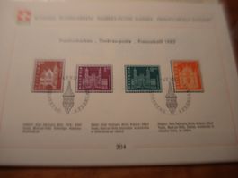 Satz PTT-Blättli 1960/63 ET-o