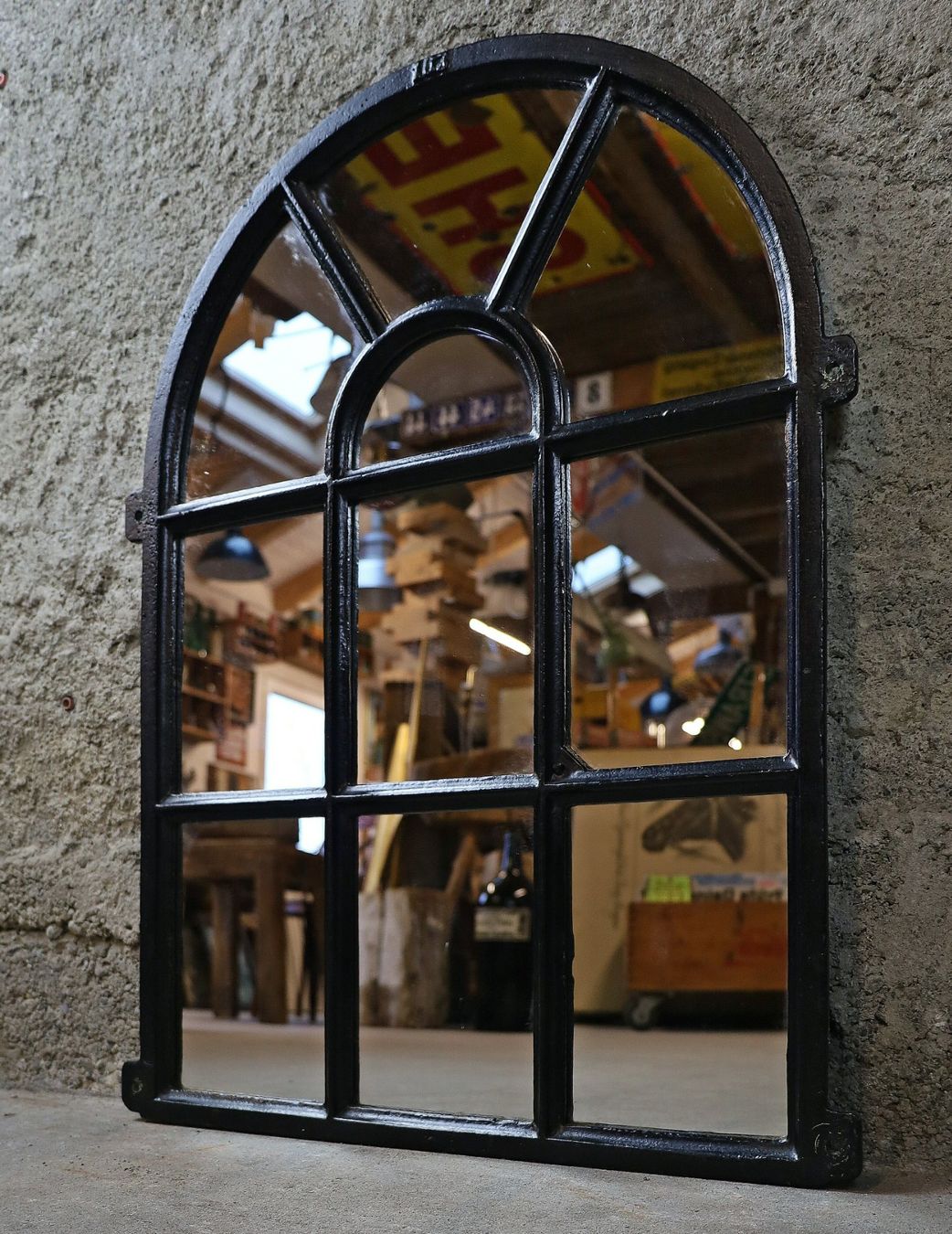 Specchi: Segmentbogenfenster verspiegelt, Spiegel, Gusseisenfenster – Usato da Birrwil venduto da brandschatz_birrwil 6