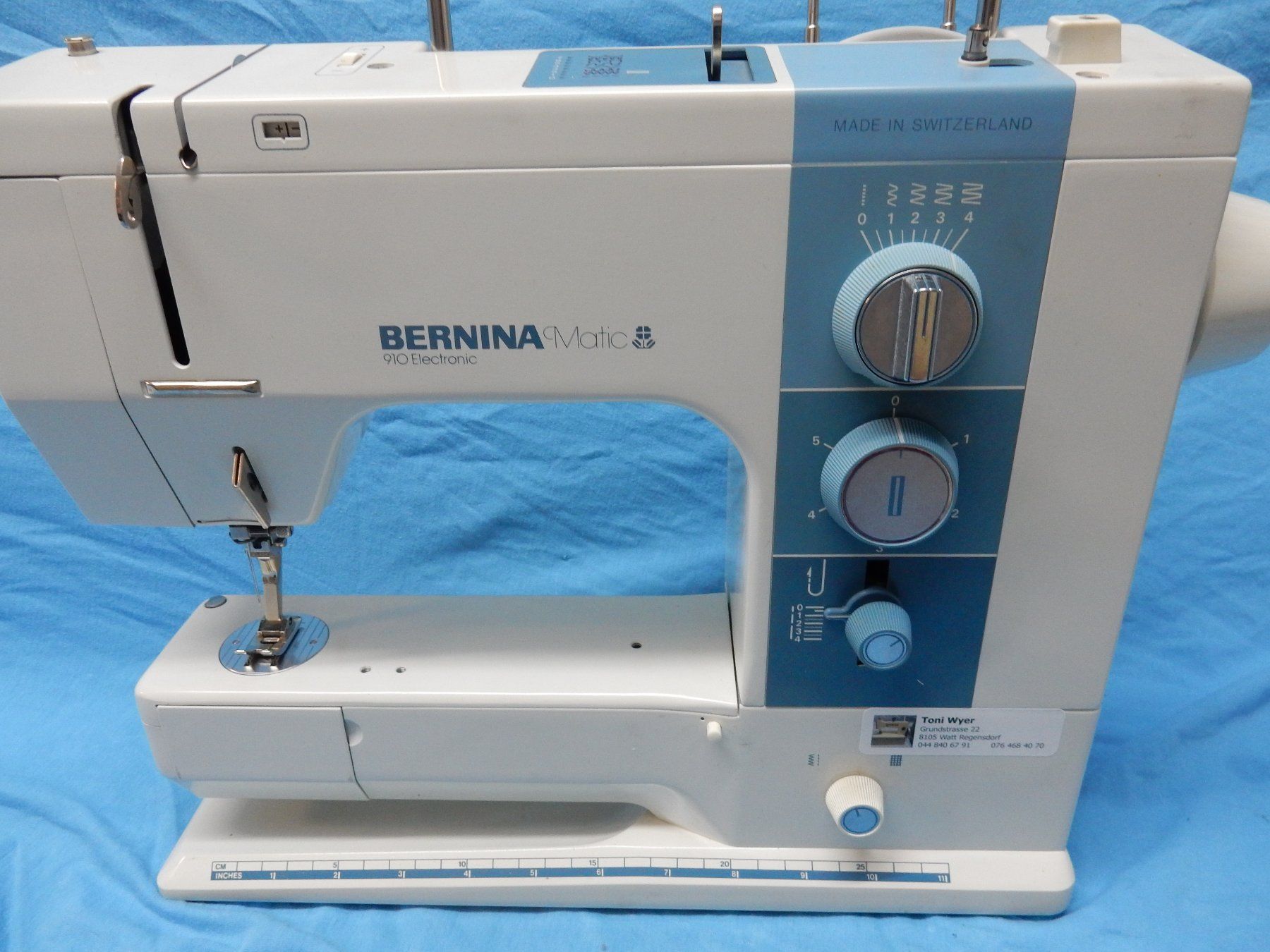 Bernina Nähmaschinen: Bernina Matic 910 Electronic ***Top Maschine***   26013 – Gebraucht aus Watt von Mariposa49 3