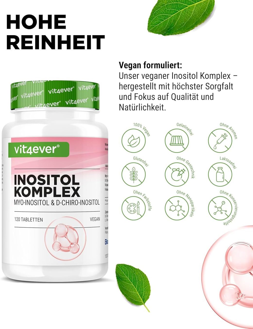 Cibi & Specialità: Inositol Komplex 2000mg Kinderwunsch 120 Tbl – Nuovo e nell'imballaggio originale da Suhr venduto da SchnapperCH 2