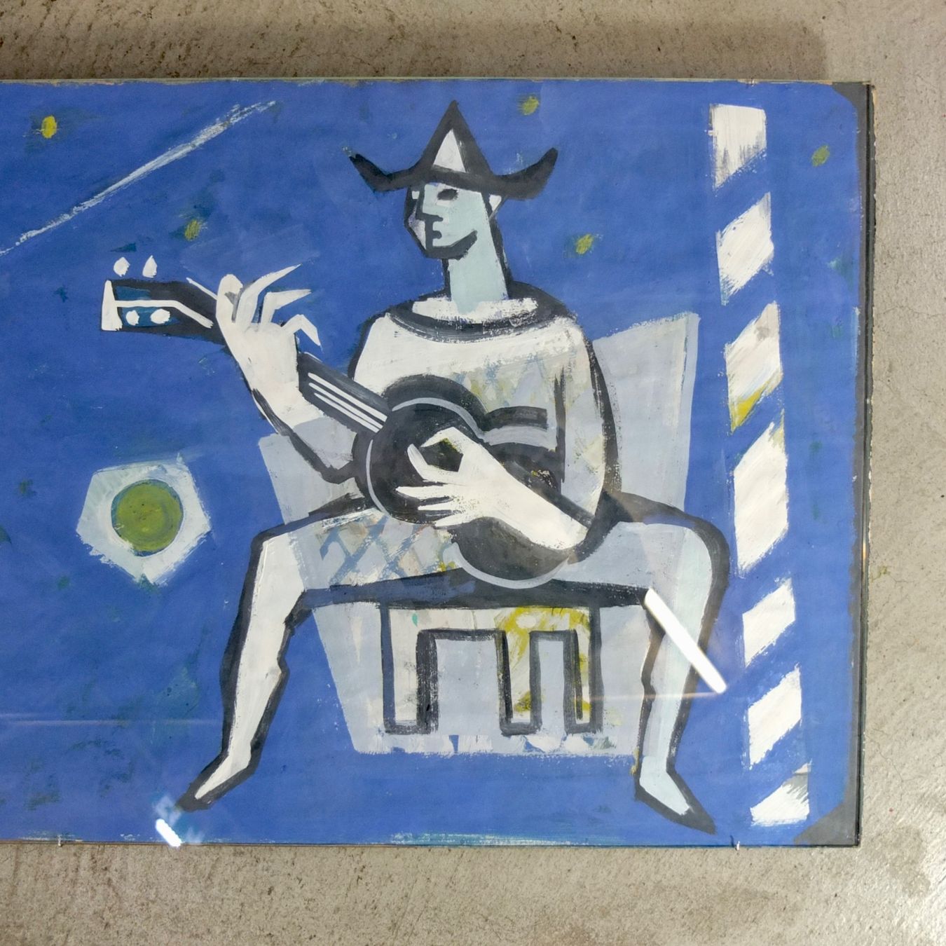 Dipinti: Kurt Volk, Aquarell – Usato da Basel venduto da Brocki-auf-dem-Wolf 4
