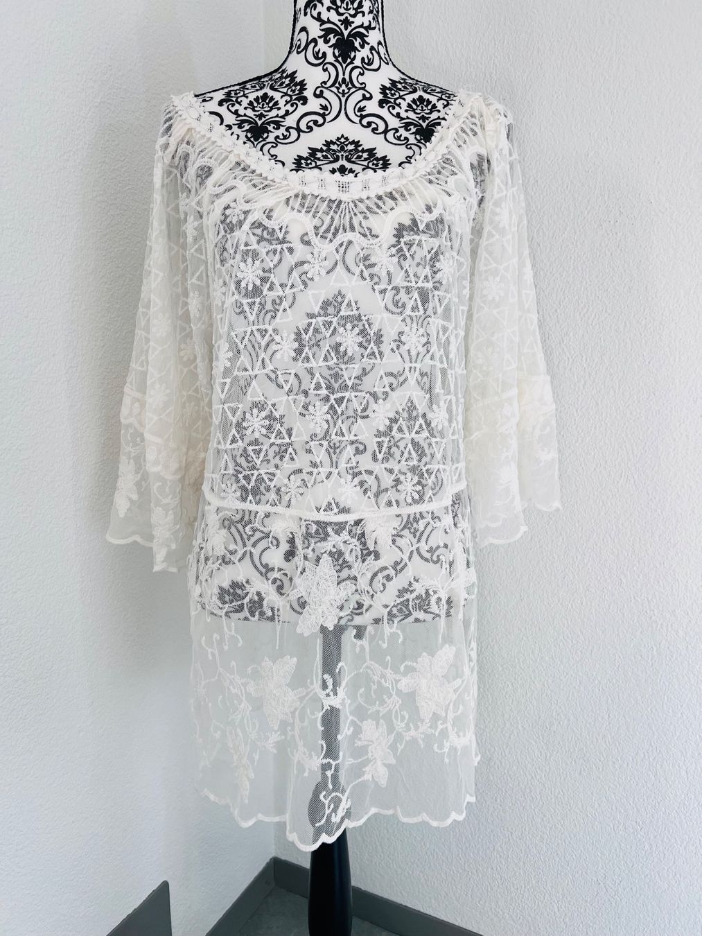 Tuniche: Spitzen - Sommerkleid, Tunika, Gr.S-M – Usato da Walzenhausen venduto da Cerna007