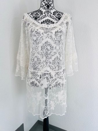 Spitzen - Sommerkleid, Tunika, Gr.S-M