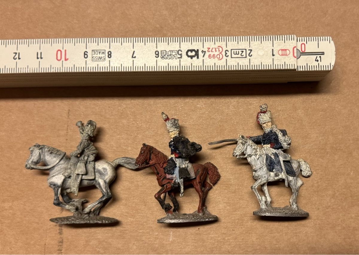Figuren: 3 Zinnsoldaten - Napoleon – Gebraucht aus Wettswil von osoma99 3