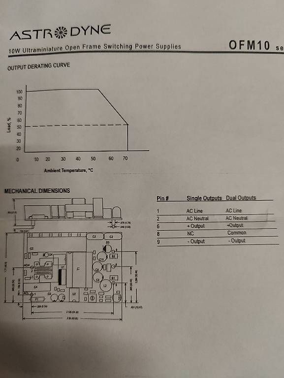 Convertitori: 8x 10W Switching Power Supply, OFM-010 – Nuovo e nell'imballaggio originale da Stäfa venduto da TBStaefa 2