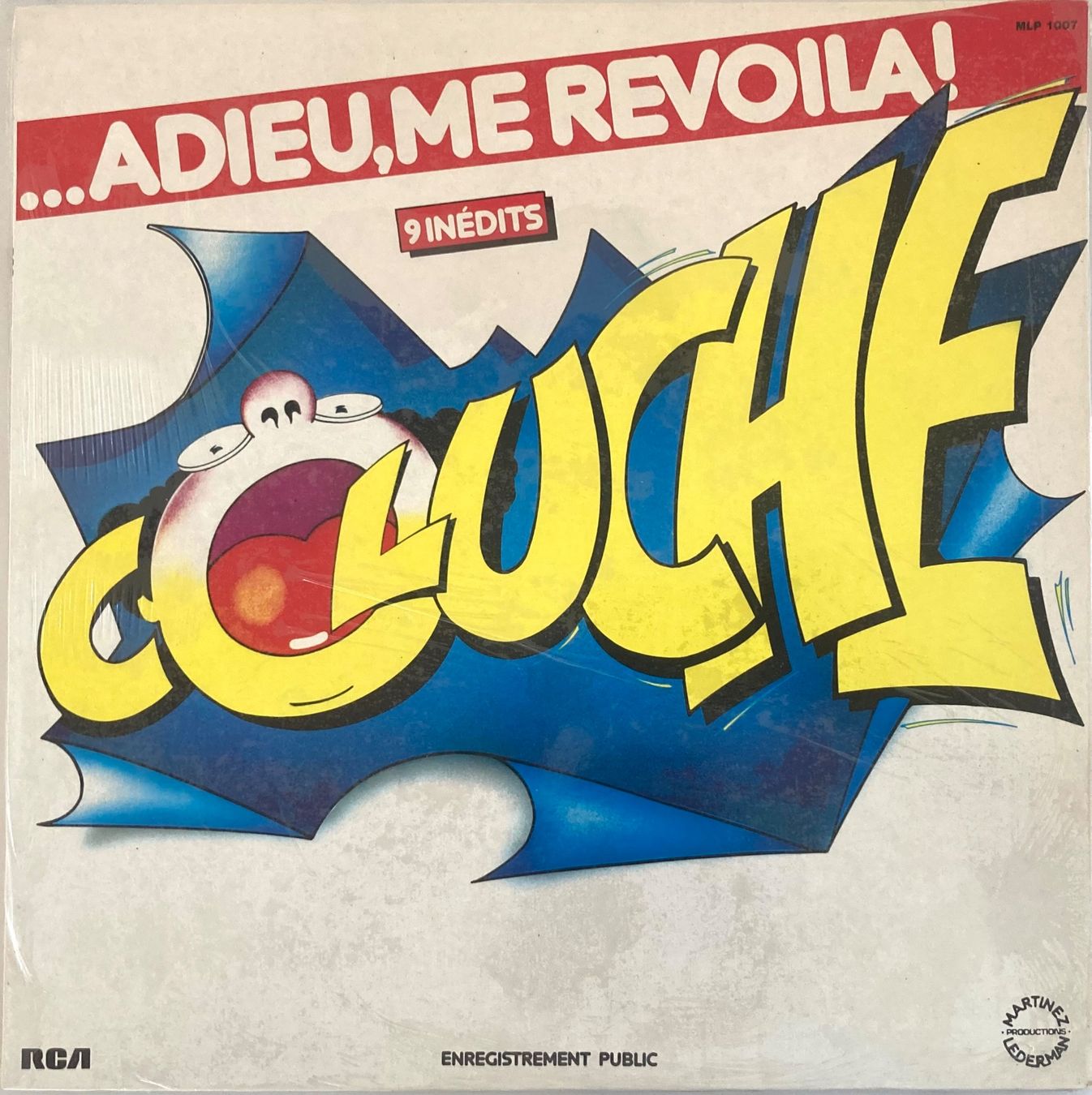 Dischi in vinile: COLUCHE - .....ADIEU, ME REVOILÀ – Usato da Poliez-Pittet venduto da Newtown-Records