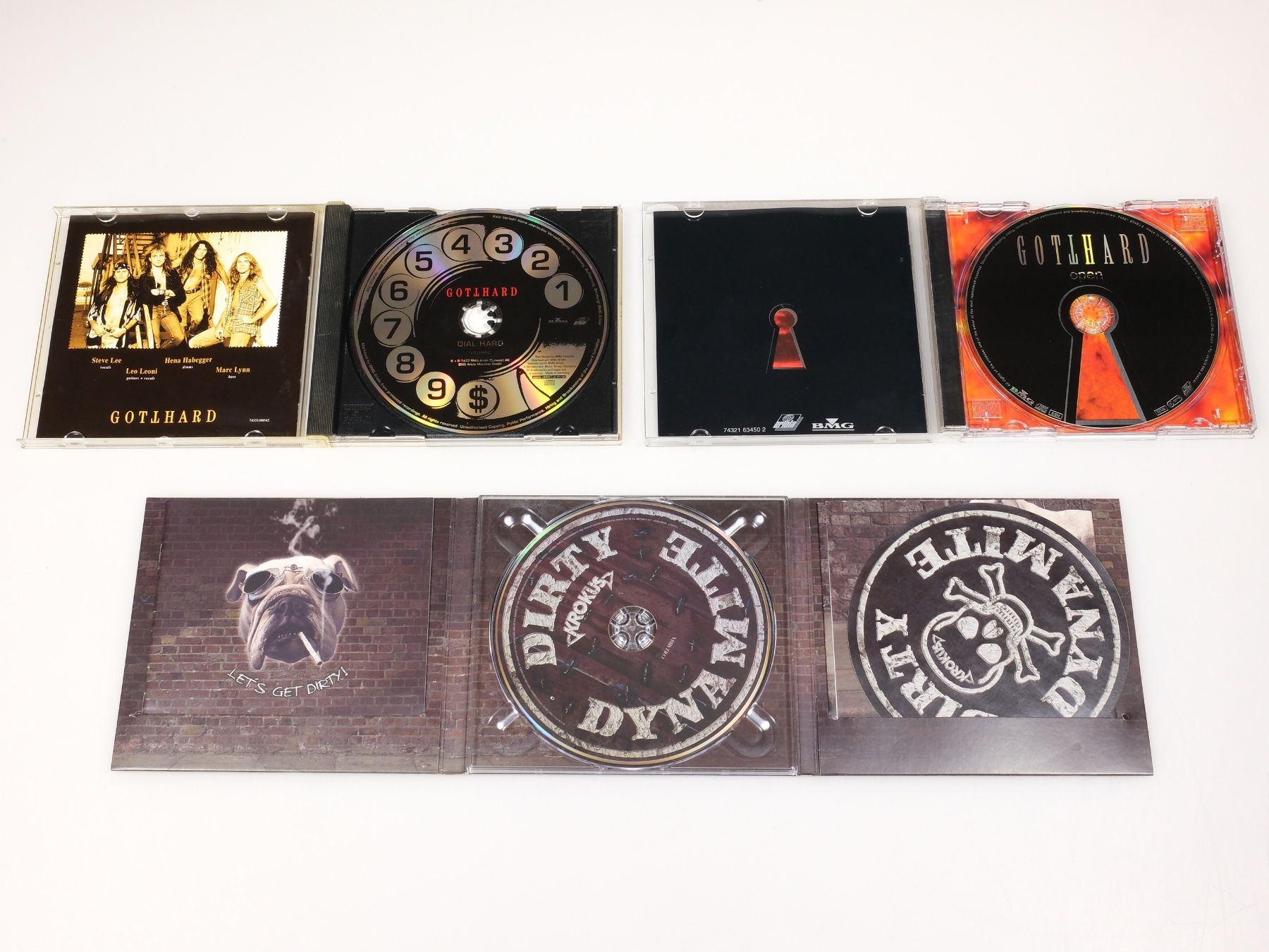 CD: GOTTHARD - Dial Hard/Open, KROKUS - Dirty Dynamite – Usato da Lobsigen venduto da Markus_Haenggi_Bern 2