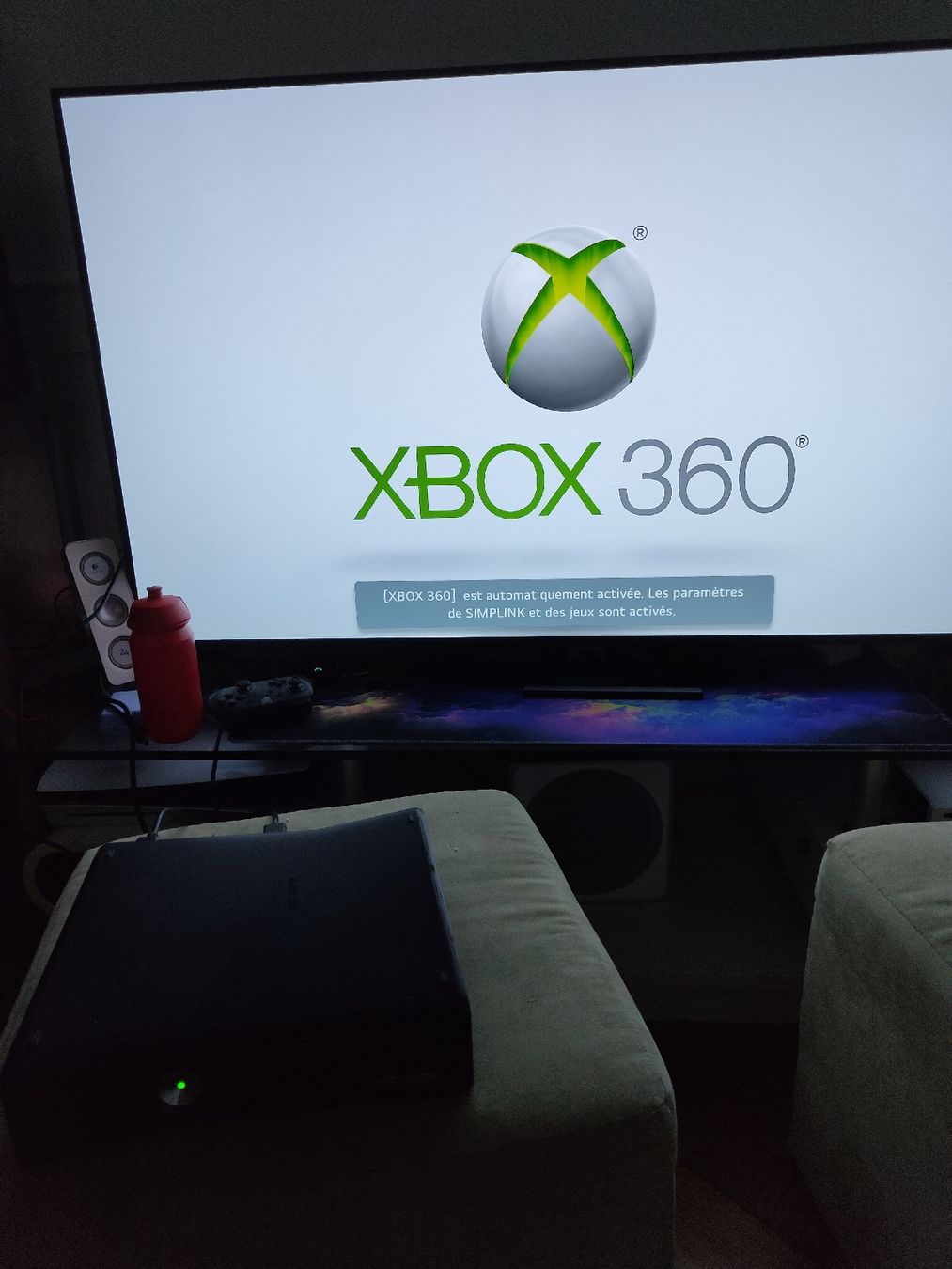 Microsoft Console: Console Xbox 360 S avec 2 manettes et 2 jeux – Usato da Court venduto da Chronoss 1