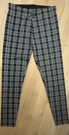 Schicke karierte Leggings 40/42, Top Zustand