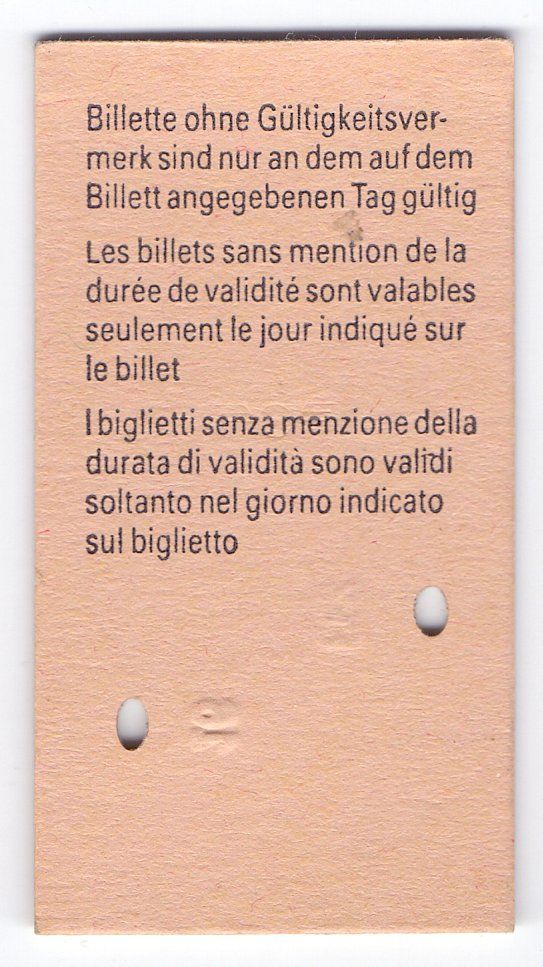 Biglietti: Billette Giswil - Sarnen – Usato da Langenthal venduto da Sammlungs_aus 1